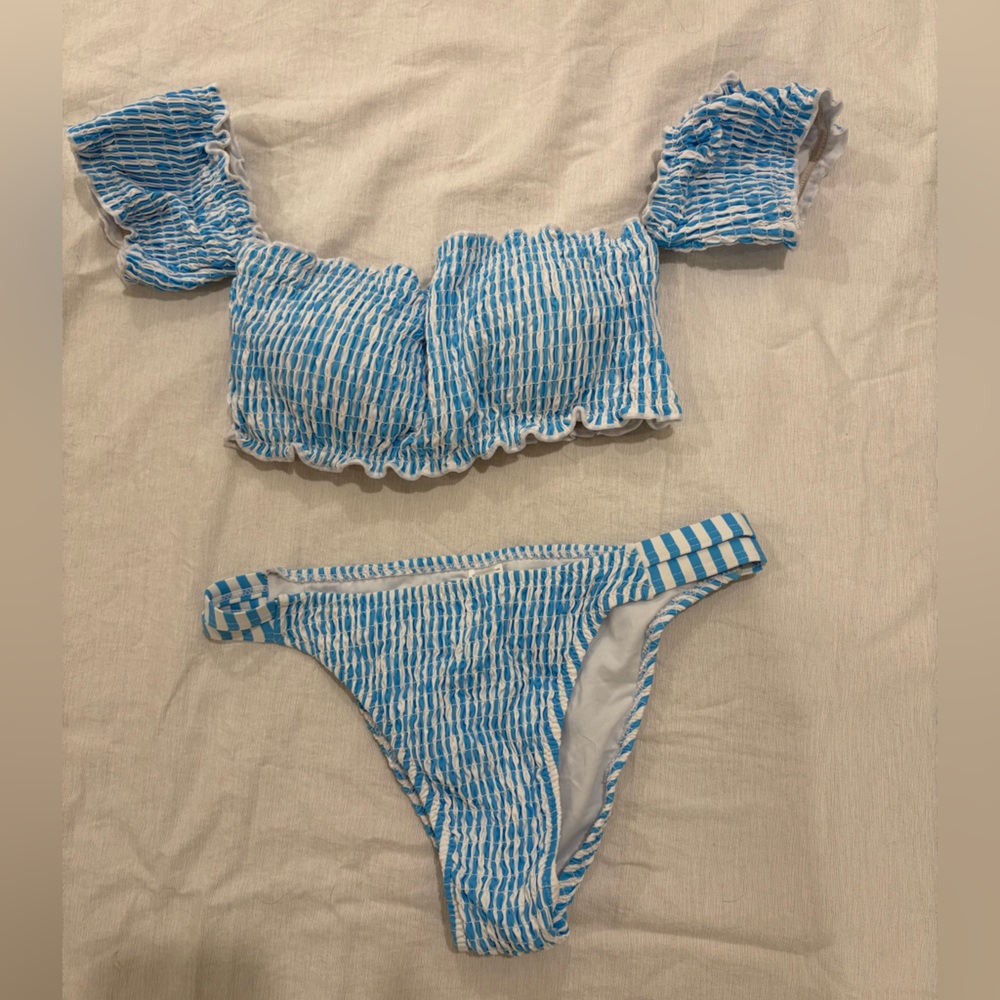 NWOT Envya striped bikini
